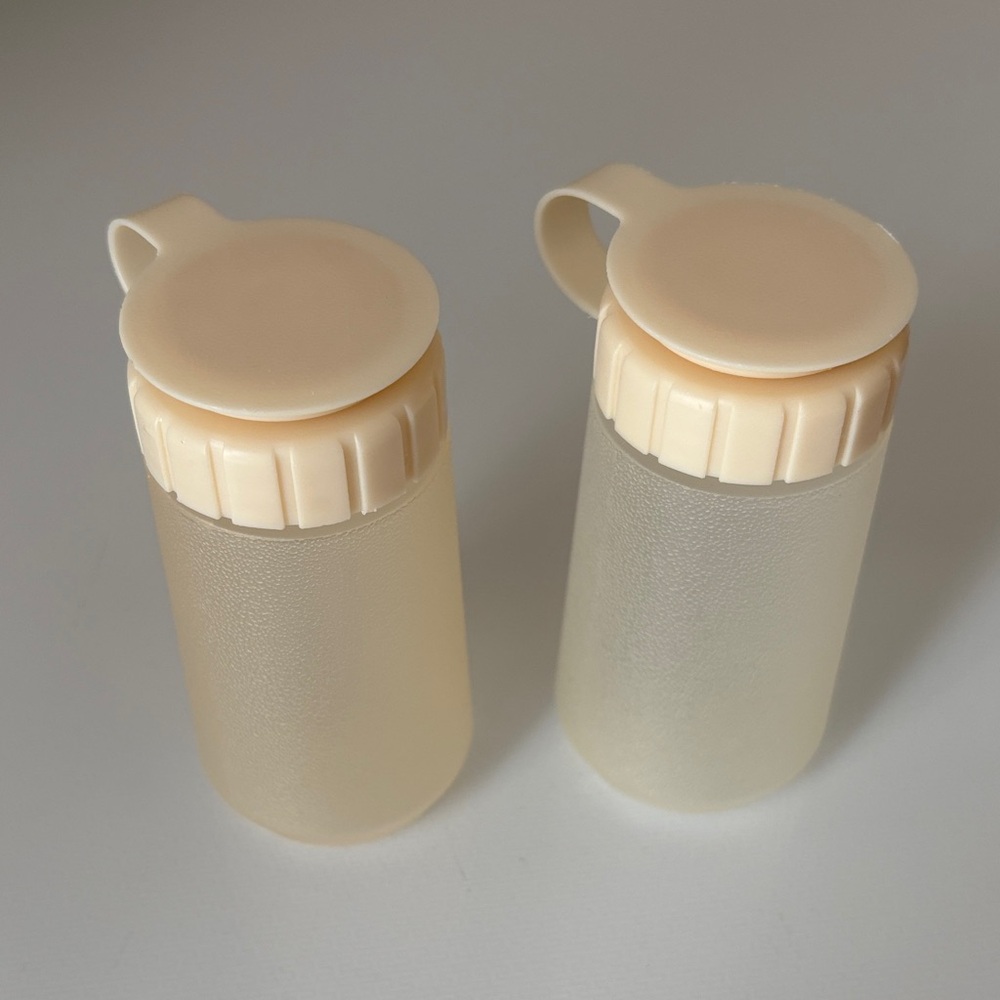 Set of Two Rubbermaid Salt and Pepper/Spice shakers